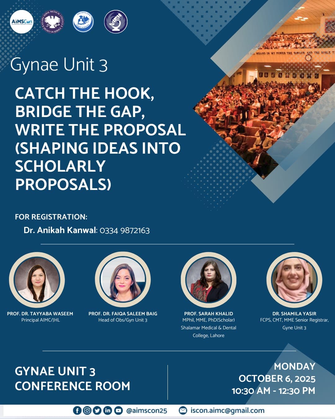 Catch the Hook, Bridge the Gap, Write the Proposal