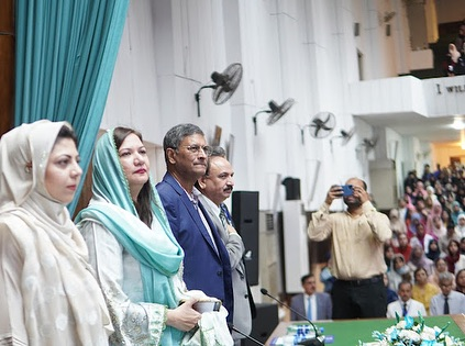 Guests and attendees at a previous AIMSCon conference